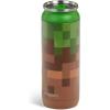 imageIgloo MineCraft Creeper 20 oz Sipper Glow in the Dark Sports Sipper Stainless Steel Hydration Can with Lid ampamp Straw Insulated Water BottleGrass Block
