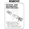 imageIgloo Replacement Threaded Drain PlugOne Size