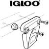 imageIgloo Universal Plastic Latch Closure White