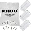 imageIgloo Cooler Plastic Hinges for Ice Chests Set of 3  Made in the USA  Standard Size  Contains UV Inhibitors