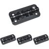 imageIgloo Universal Fit Hybrid PlasticStainless Steel Hinges Black Model 00024045One Size Pack of 4