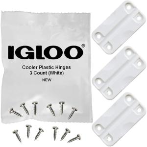 imageIgloo Cooler Plastic Hinges for Ice Chests Set of 3  Made in the USA  Standard Size  Contains UV Inhibitors