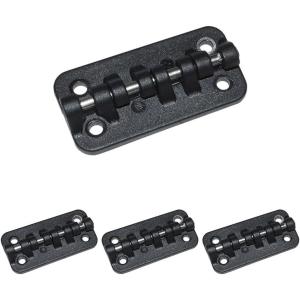 imageIgloo Universal Fit Hybrid PlasticStainless Steel Hinges Black Model 00024045One Size Pack of 4