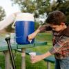 imageIgloo 2 Gallon Portable Sports Cooler Water Beverage Dispenser Insulated Cooler Dispenser Majestic Blue