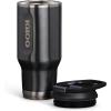 imageIgloo 32 OZ Stainless Steel Tumbler Flip n Sip Carbonite32 OZ
