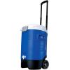 imageIgloo 5 Gallon Wheeled Portable Sports Cooler Water Beverage Dispenser with Flat Seat Lid Blue Model Number 42256