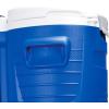 imageIgloo 5 Gallon Wheeled Portable Sports Cooler Water Beverage Dispenser with Flat Seat Lid Blue Model Number 42256