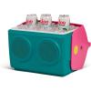 imageIgloo Kool Tunes Retro Bluetooth Boombox Cooler 14 Qt Playmate Cooler with SpeakersJade