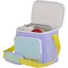 imageIgloo Retro 90s Lunch Coolers Insulated Lunch Bag Square Lunch Box Cooler with Front Pocket ampamp Adjustable StrapLilac