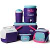 imageIgloo Retro 90s Lunch Coolers Insulated Lunch Bag Square Lunch Box Cooler with Front Pocket ampamp Adjustable StrapPurple