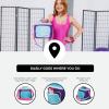 imageIgloo Retro 90s Lunch Coolers Insulated Lunch Bag Square Lunch Box Cooler with Front Pocket ampamp Adjustable StrapPurple