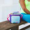 imageIgloo Retro 90s Lunch Coolers Insulated Lunch Bag Square Lunch Box Cooler with Front Pocket ampamp Adjustable StrapPurple
