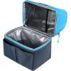 imageIgloo Soft Cooler Gripper Lunch Bag Portable Dual Compartment Lunch Cooler Insulated Lunch Box Soft Sided Cooler BagBlue