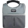 imageIgloo Soft Cooler Gripper Lunch Bag Portable Dual Compartment Lunch Cooler Insulated Lunch Box Soft Sided Cooler BagGrey