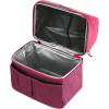 imageIgloo Soft Cooler Gripper Lunch Bag Portable Dual Compartment Lunch Cooler Insulated Lunch Box Soft Sided Cooler BagRed