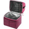 imageIgloo Soft Cooler Gripper Lunch Bag Portable Dual Compartment Lunch Cooler Insulated Lunch Box Soft Sided Cooler BagRed