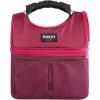 imageIgloo Soft Cooler Gripper Lunch Bag Portable Dual Compartment Lunch Cooler Insulated Lunch Box Soft Sided Cooler BagRed