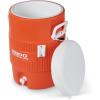 imageIgloo Sports Cooler Water Beverage Dispenser Insulated 5 ampamp 10 Gallon Water Cooler Insulated Drink Dispenser with Spout Portable Handwashing StationsOrange