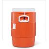 imageIgloo Sports Cooler Water Beverage Dispenser Insulated 5 ampamp 10 Gallon Water Cooler Insulated Drink Dispenser with Spout Portable Handwashing StationsOrange