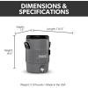 imageIgloo Sports Cooler Water Beverage Dispenser Insulated 5 ampamp 10 Gallon Water Cooler Insulated Drink Dispenser with Spout Portable Handwashing StationsGray