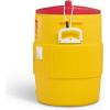 imageIgloo Sports Cooler Water Beverage Dispenser Insulated 5 ampamp 10 Gallon Water Cooler Insulated Drink Dispenser with Spout Portable Handwashing StationsIndustrial Yellow