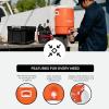 imageIgloo Sports Cooler Water Beverage Dispenser Insulated 5 ampamp 10 Gallon Water Cooler Insulated Drink Dispenser with Spout Portable Handwashing StationsOrange