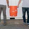 imageIgloo Sports Cooler Water Beverage Dispenser Insulated 5 ampamp 10 Gallon Water Cooler Insulated Drink Dispenser with Spout Portable Handwashing StationsBright Orange