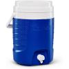 imageIgloo 2 Gallon Portable Sports Cooler Water Beverage Dispenser Insulated Cooler Dispenser Majestic Blue