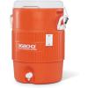 imageIgloo Sports Cooler Water Beverage Dispenser Insulated 5 ampamp 10 Gallon Water Cooler Insulated Drink Dispenser with Spout Portable Handwashing StationsOrange