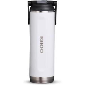 imageIgloo 20 OZ Stainless Steel Sport Sipper BottleWhite