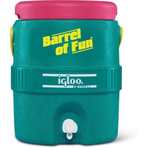 imageIgloo 2Gallon Retro Party Water Jug Cooler Lilac BreezeJade