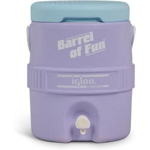 imageIgloo 2Gallon Retro Party Water Jug Cooler Lilac BreezeLilac