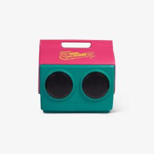 imageIgloo Kool Tunes Retro Bluetooth Boombox Cooler 14 Qt Playmate Cooler with SpeakersRetro