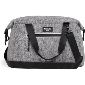 imageIgloo Moxie Heather Grey Softside Cooler Lightweight Stylish Neoprene Exterior Insulated Leakproof Liner Cooler BagsDuffel