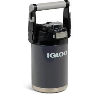 imageIgloo Rival Fusion 54OZ Insulated Water Jug Large Water Bottle Sports Water Jug GreyGray