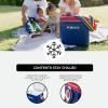 imageIgloo 11 Qt Tag Along Too Strapped Picnic Style CoolerNavy Blue