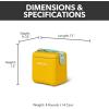 imageIgloo 11 Qt Tag Along Too Strapped Picnic Style CoolerYellow