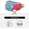 imageIgloo 90s Retro Collection Fanny Pack Portable Cooler with Front Pocket and Adjustable Waist Strap Holds 3 CansWatermelon