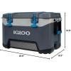 imageIgloo BMX Hard Coolers 2572QTCarbGreyBlue