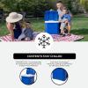 imageIgloo Cooler with Wheels Profile II 28 Qt Hard Sided Ice Chest  Portable Insulated Container with LeakProof Design for Outdoor UseBlue