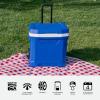 imageIgloo Cooler with Wheels Profile II 28 Qt Hard Sided Ice Chest  Portable Insulated Container with LeakProof Design for Outdoor UseBlue