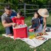 imageIgloo Cooler with Wheels Profile II 28 Qt Hard Sided Ice Chest  Portable Insulated Container with LeakProof Design for Outdoor UseRed