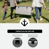 imageIgloo Coolers Insulated Portable Hard Shell Ice Chest CoolerPolar Grey
