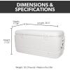 imageIgloo Coolers Insulated Portable Hard Shell Ice Chest CoolerPolar White