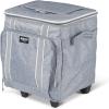 imageIgloo Large Portable Insulated Soft Coolers with Rolling WheelsLight Gray