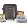imageIgloo Large Portable Insulated Soft Coolers with Rolling WheelsOlive