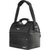 imageIgloo Soft Cooler Gripper Evergreen Eco Lunch Bag 16Can Dual Compartment Lunch Cooler Insulated Lunch Box Soft Sided Cooler BagBlack