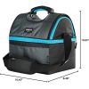 imageIgloo Soft Cooler Gripper Evergreen Eco Lunch Bag 16Can Dual Compartment Lunch Cooler Insulated Lunch Box Soft Sided Cooler BagObsidian