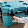 imageIgloo Trailmate 52Qt Wheeled Cooler Insulated Hard Shell Ice Chest CarboniteBlue