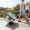 imageIgloo Trailmate 52Qt Wheeled Cooler Insulated Hard Shell Ice Chest CarboniteBone